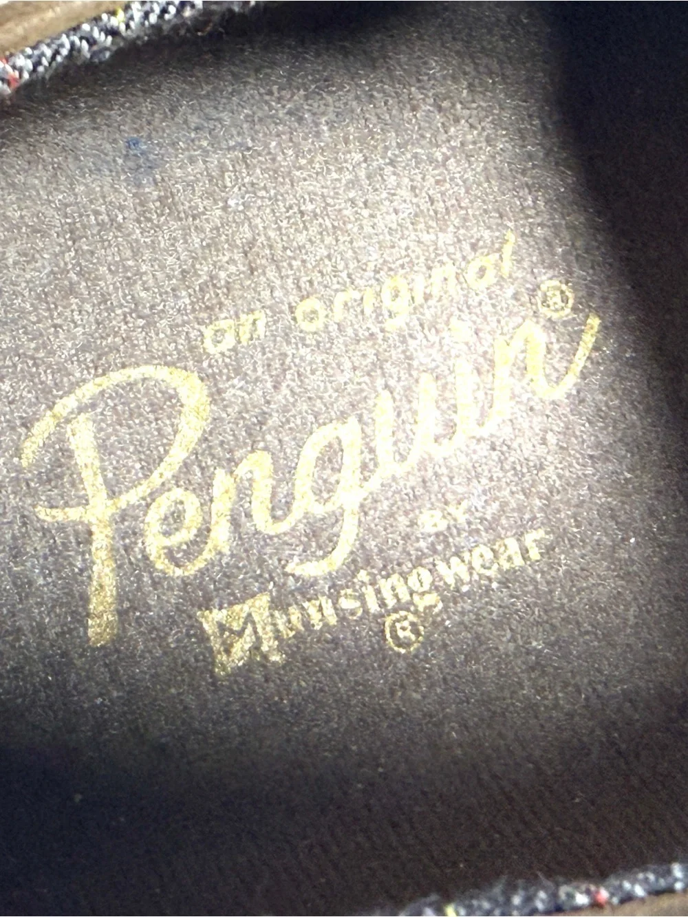 Original Penguin Tan  Suede Oxfords with Golden Trim